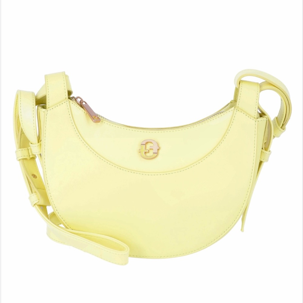 Time and Tru Women's Olivia Crossbody Bright Yellow Bag